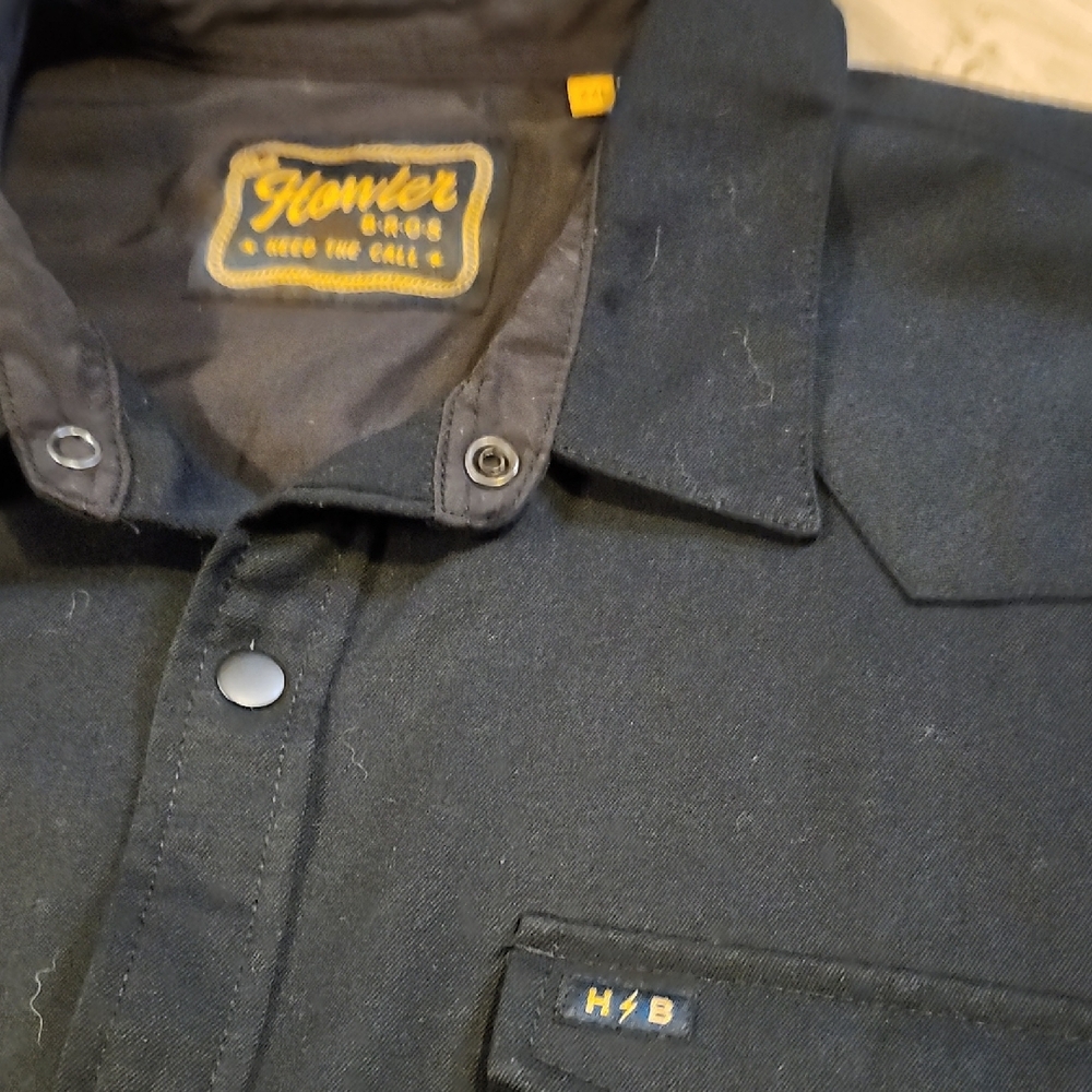 Howler Brothers Black Casual Button Down Shirt XXL - Picture 2 of 4